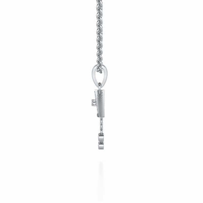 Fresh Sheen Silver Pendant - White Gold - Image 4