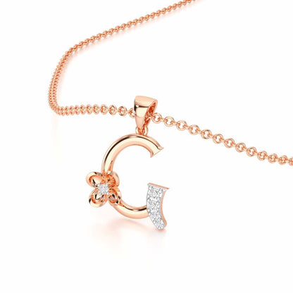 G-Glint Silver Pendant - Rose Gold - Image 2