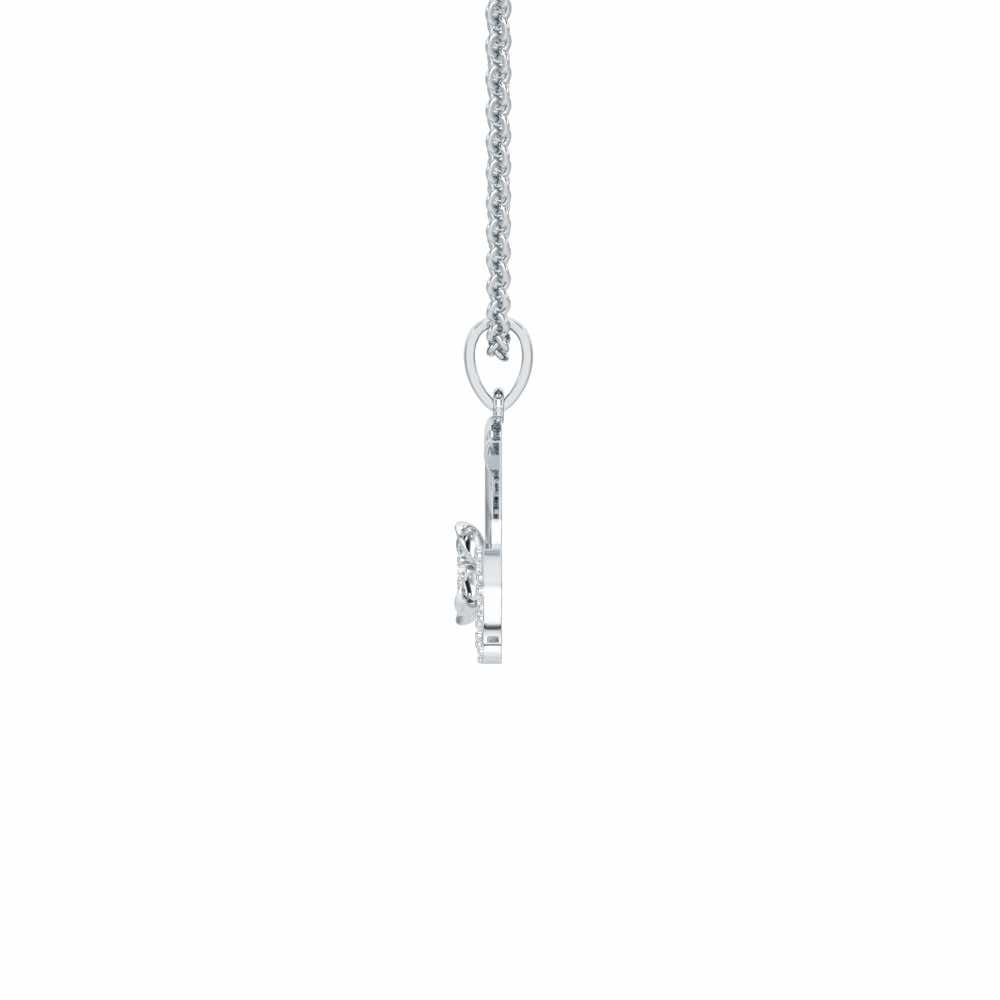 G-Glint Silver Pendant - White Gold - Image 3