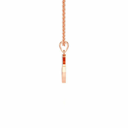 G-Luke Silver Pendant - Rose Gold - Image 3