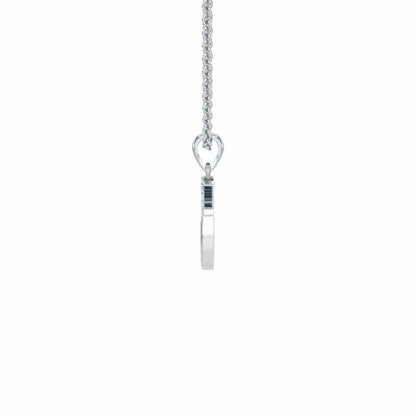 G-Luke Silver Pendant - White Gold - Image 3
