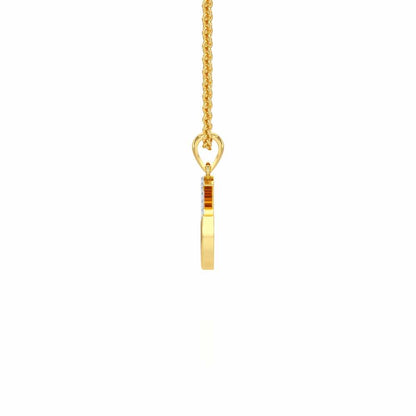 G-Luke Silver Pendant - Yellow Gold - Image 3