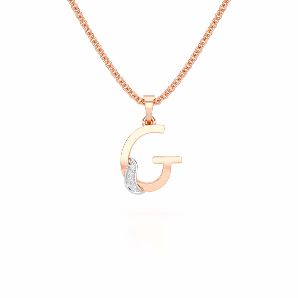 G-Spark Silver Pendant - Rose Gold - Image 1