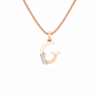 G-Spark Silver Pendant - Rose Gold - Image 1