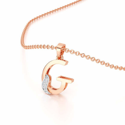 G-Spark Silver Pendant - Rose Gold - Image 2