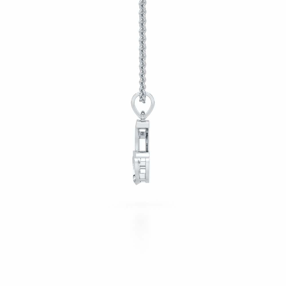 G-Spark Silver Pendant - White Gold - Image 3