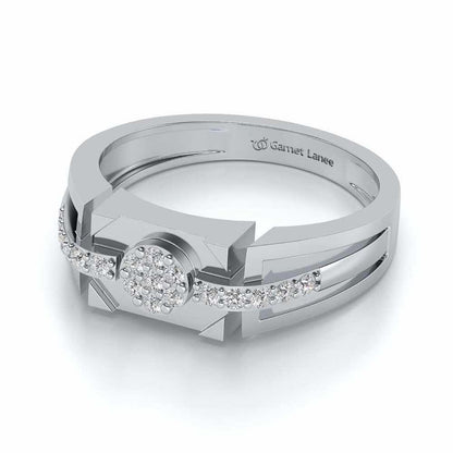 Gardenera Ring For Men - White Gold - Image 2