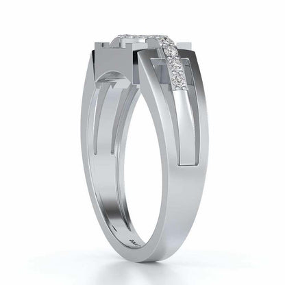 Gardenera Ring For Men - White Gold - Image 3