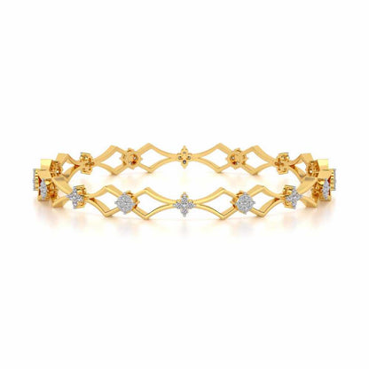 Garland Silver Bangles - Yellow Gold - Image 4