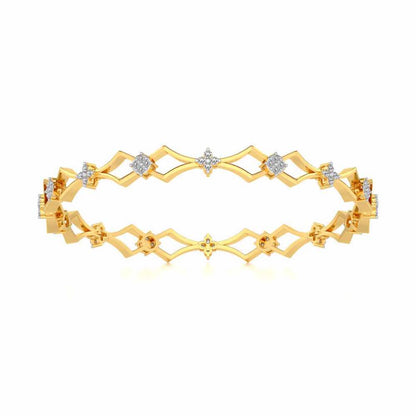 Garland Silver Bangles - Yellow Gold - Image 5