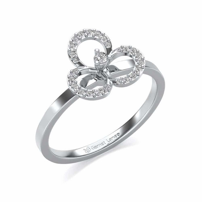 Gaurangi Silver Ring - White Gold - Image 1