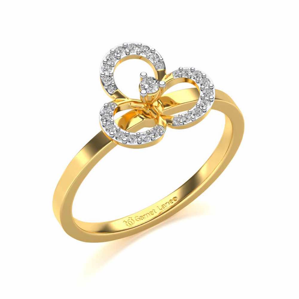 Gaurangi Silver Ring - Yellow Gold - Image 1