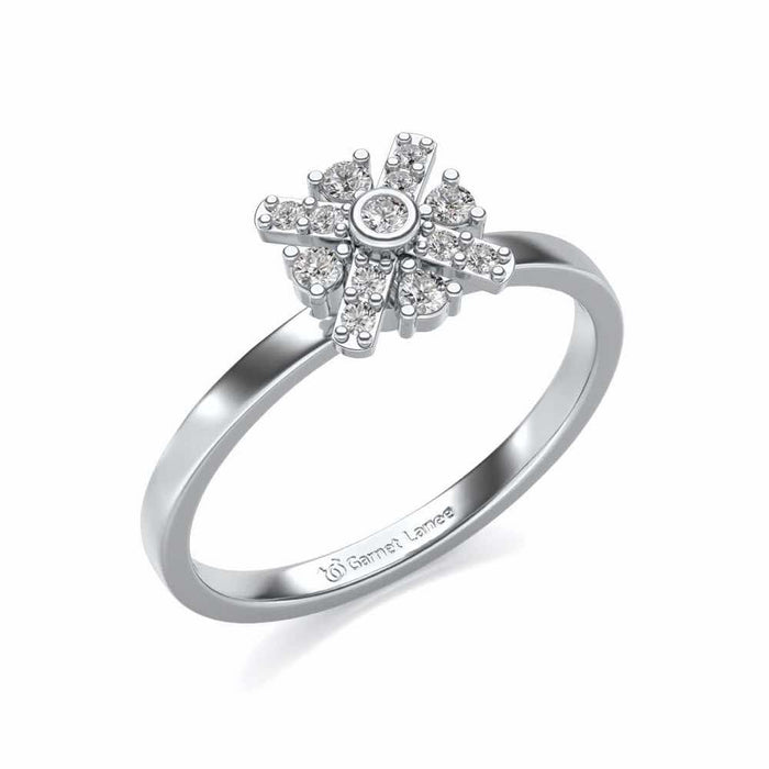 Geetika Diamone Ring - White Gold - Image 1