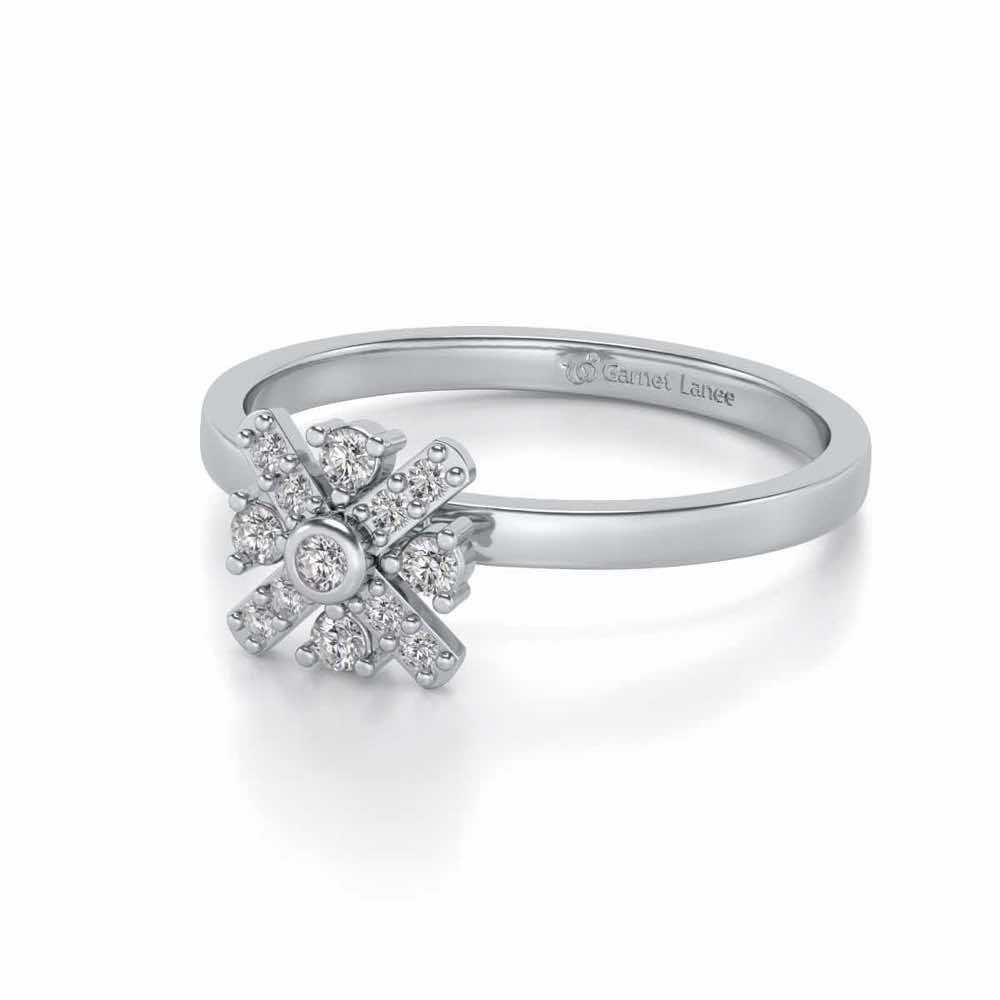 Geetika Diamone Ring - White Gold - Image 2