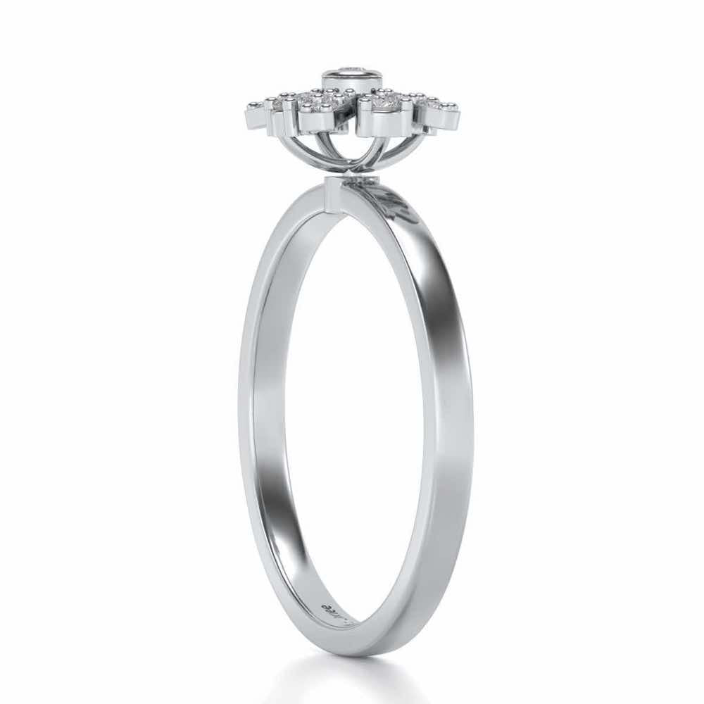 Geetika Diamone Ring - White Gold - Image 3