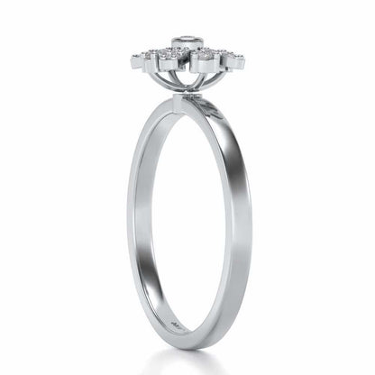 Geetika Diamone Ring - White Gold - Image 3