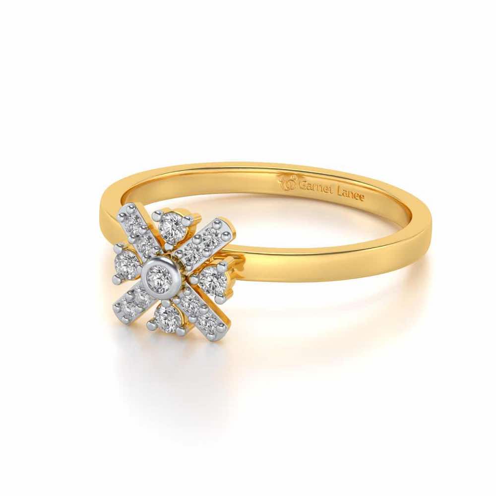 Geetika Diamone Ring - Yellow Gold - Image 2