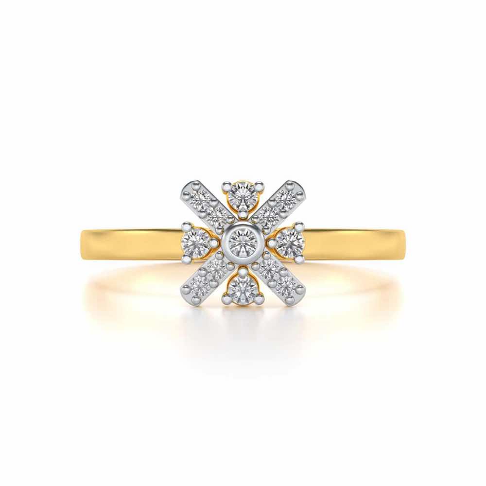 Geetika Diamone Ring - Yellow Gold - Image 4