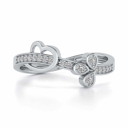 Genteel Silver Ring - White Gold - Image 4