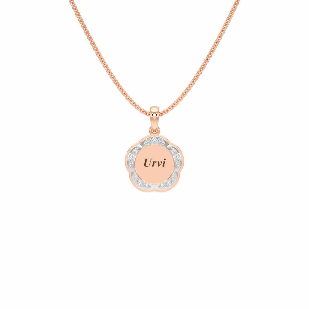 Glamaria Silver Pendant_ - Rose Gold - Image 1