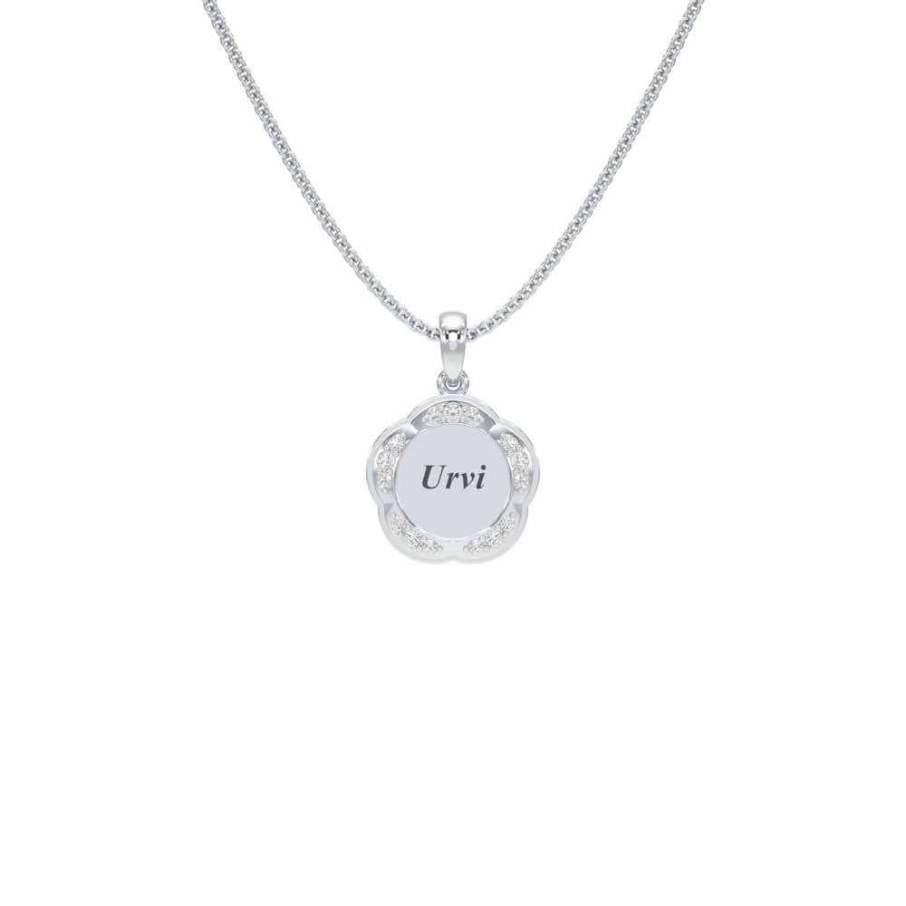 Glamaria Silver Pendant_ - White Gold - Image 1