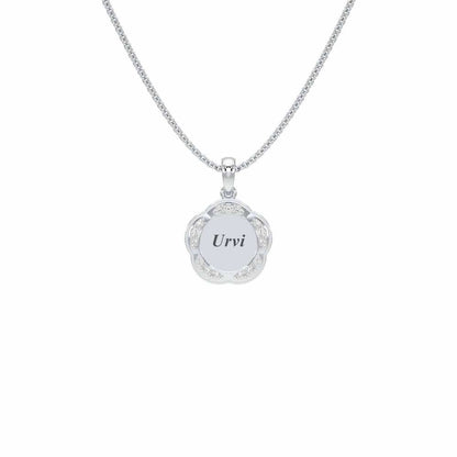 Glamaria Silver Pendant_ - White Gold - Image 1