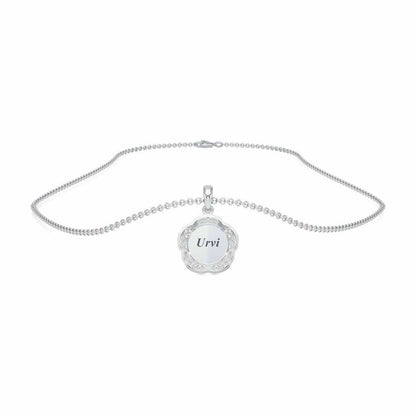 Glamaria Silver Pendant_ - White Gold - Image 3
