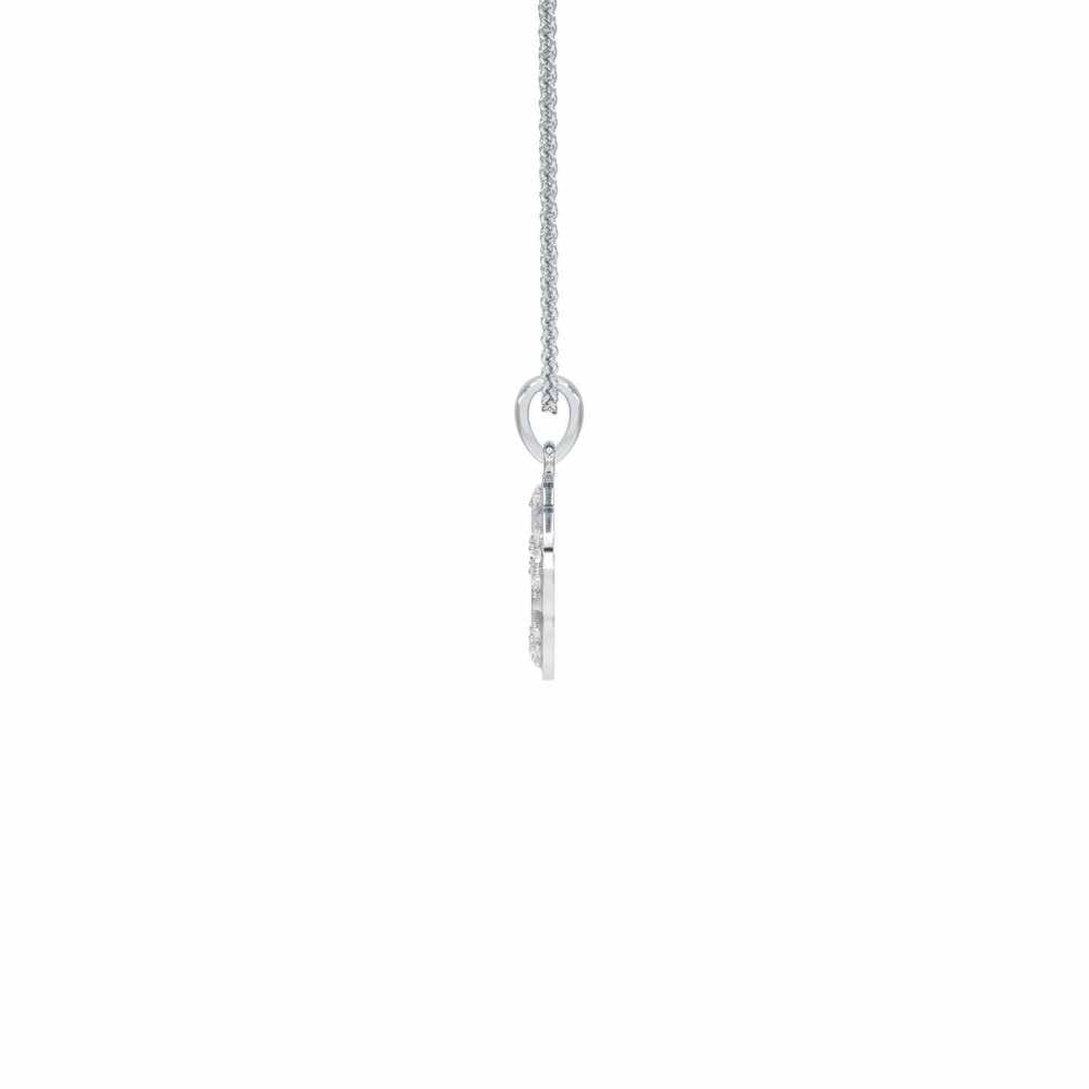 Glamaria Silver Pendant_ - White Gold - Image 4