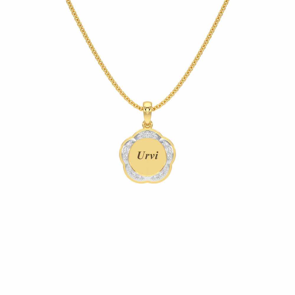 Glamaria Silver Pendant_ - Yellow Gold - Image 1