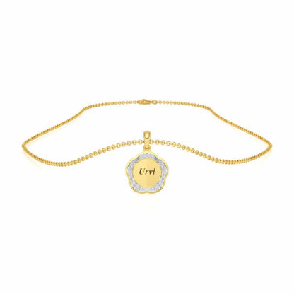 Glamaria Silver Pendant_ - Yellow Gold - Image 3