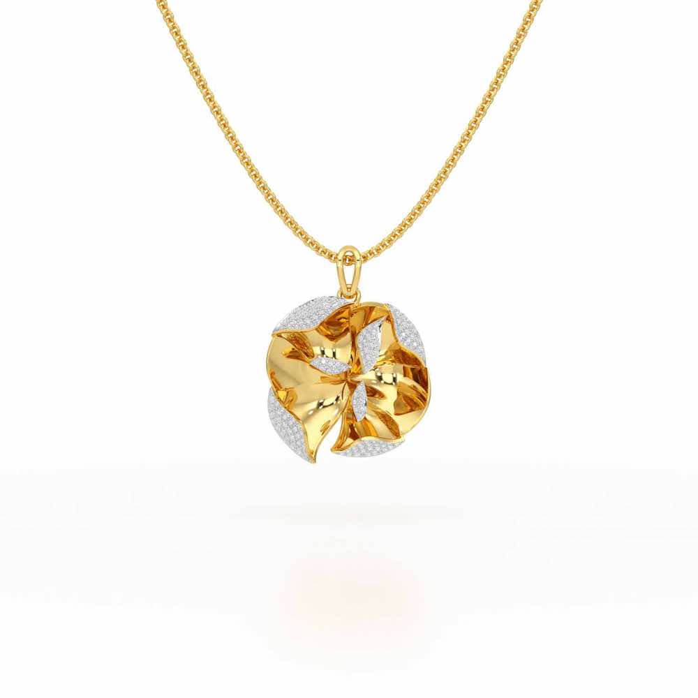 Gleaming Lumiere Silver Pendant