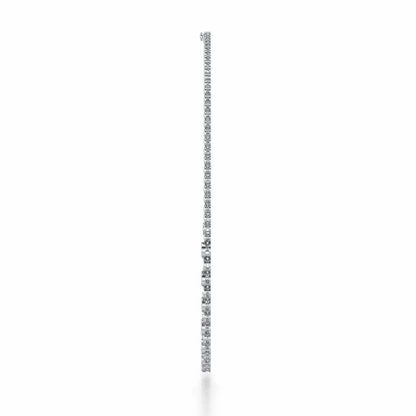 Glimmering Grace Silver Necklace - White Gold - Image 4