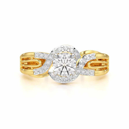 Glistening Glow Solitaire Ring - Yellow Gold - Image 4
