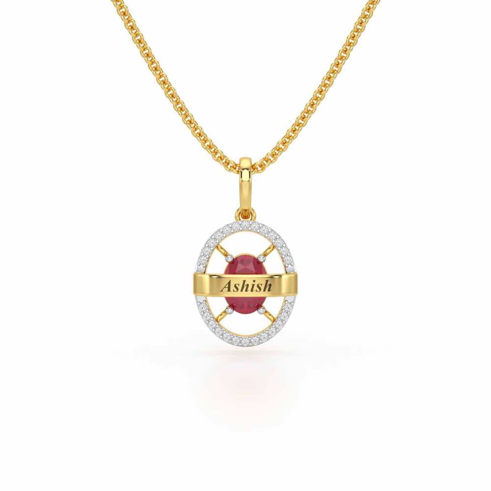 Glow Board Silver Pendant