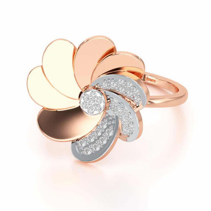 Glowing Flower Ring - Rose Gold - Image 2