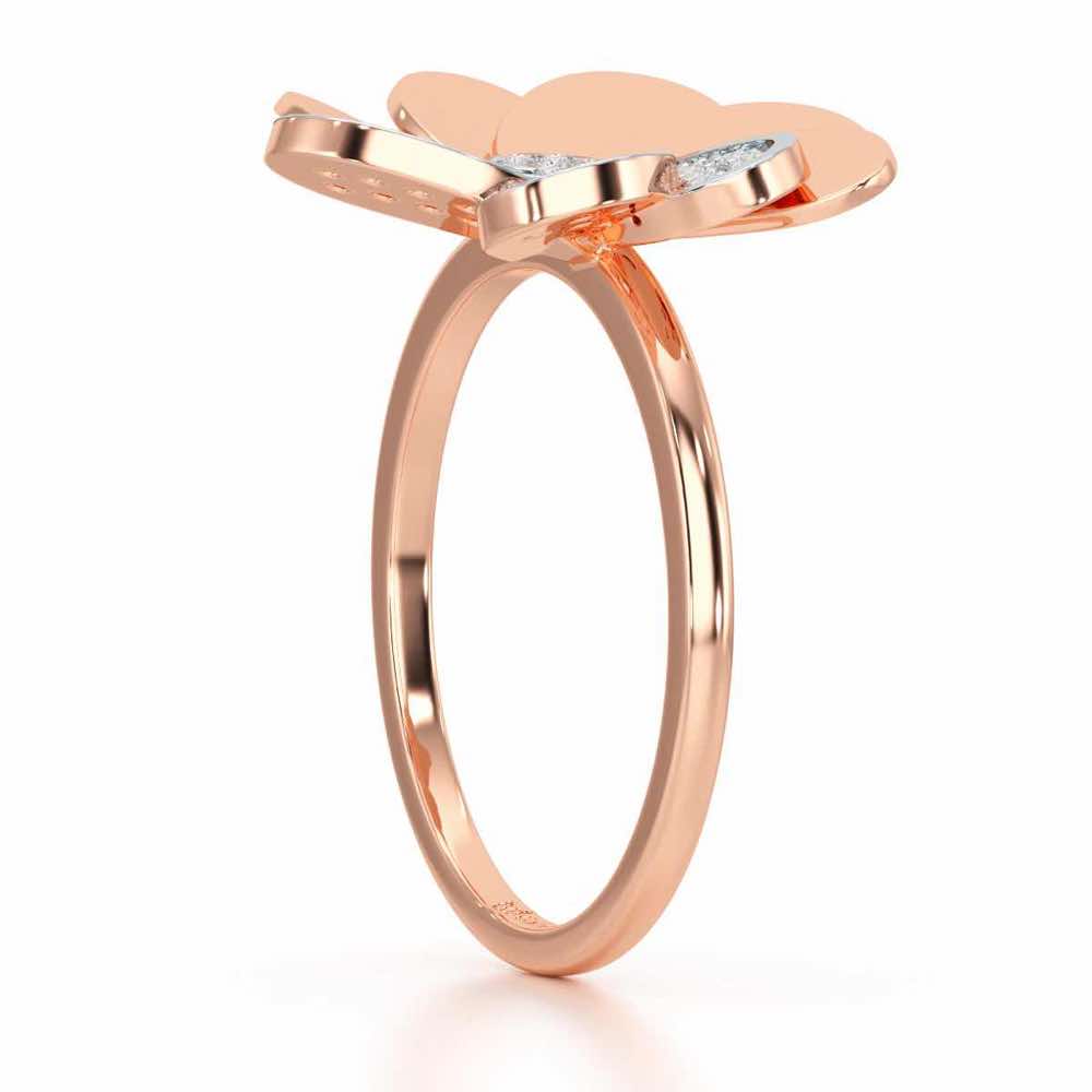 Glowing Flower Ring - Rose Gold - Image 3