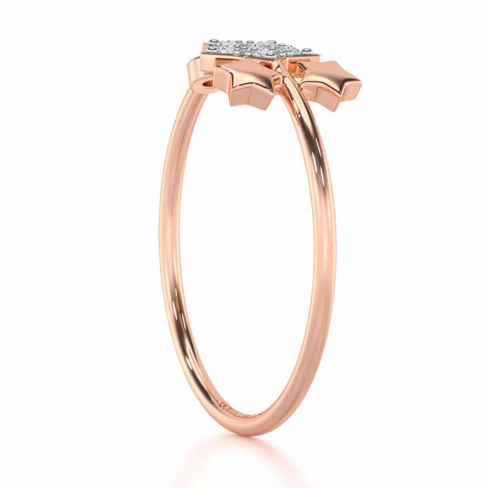 Golden Glow Silver Ring - Rose Gold - Image 3