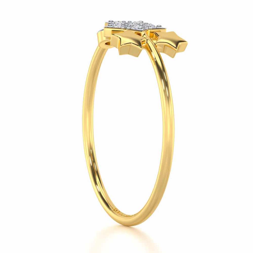 Golden Glow Silver Ring - Yellow Gold - Image 3