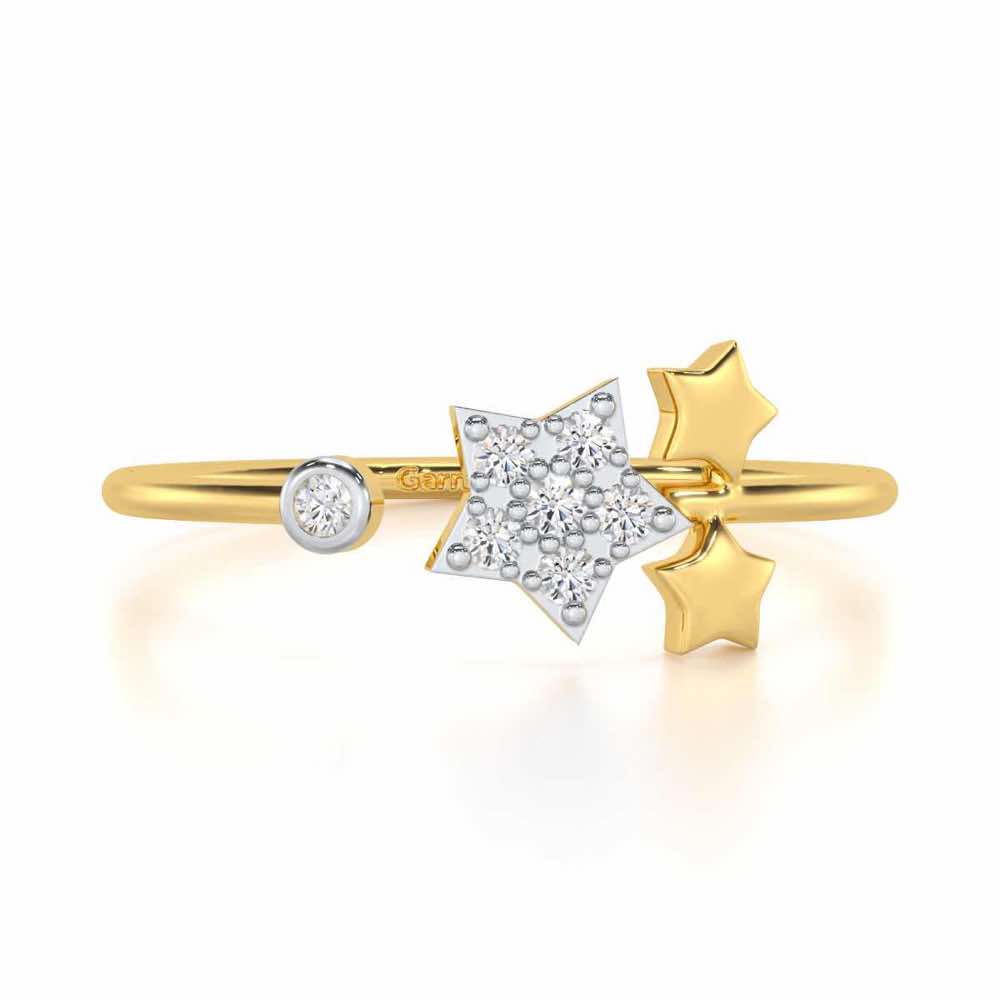 Golden Glow Silver Ring - Yellow Gold - Image 4