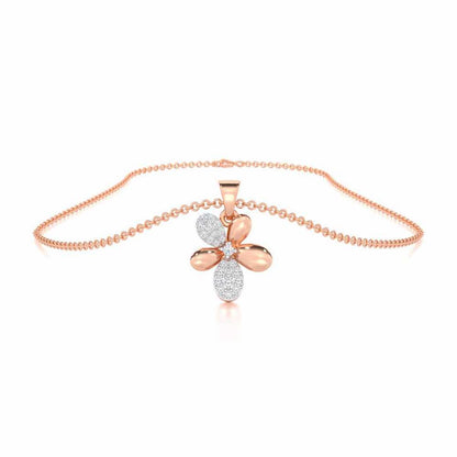 Golden Hour Silver Pendant - Rose Gold - Image 3