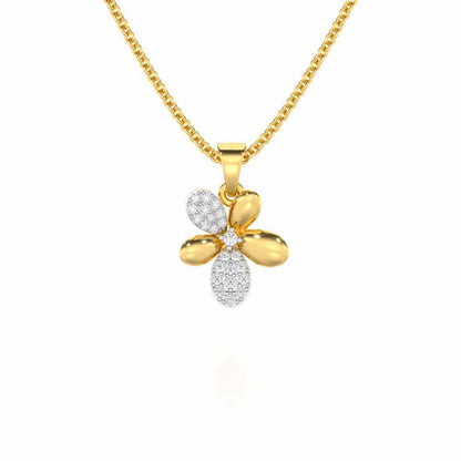 Golden Hour Silver Pendant - Yellow Gold - Image 1