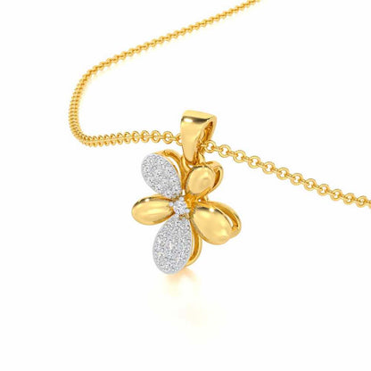Golden Hour Silver Pendant - Yellow Gold - Image 2