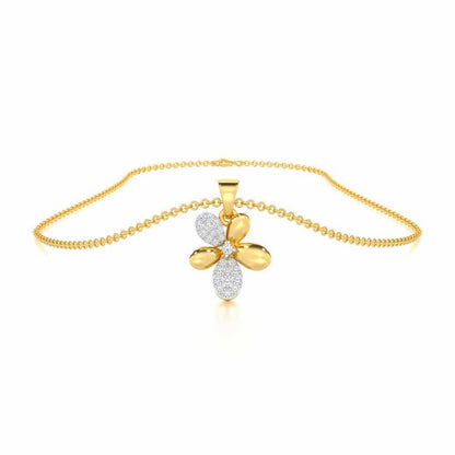 Golden Hour Silver Pendant - Yellow Gold - Image 3