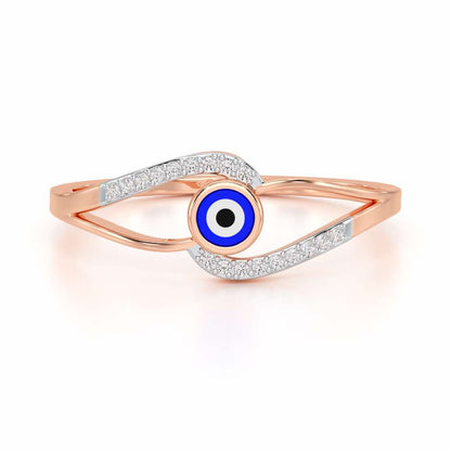 Good Fortune Silver Ring - Rose Gold - Image 4