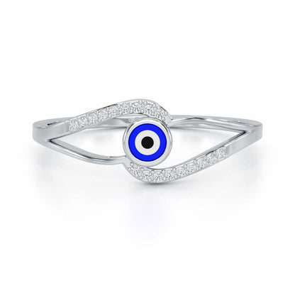 Good Fortune Silver Ring - White Gold - Image 4