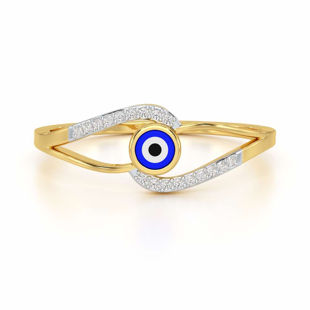 Good Fortune Silver Ring - Yellow Gold - Image 4