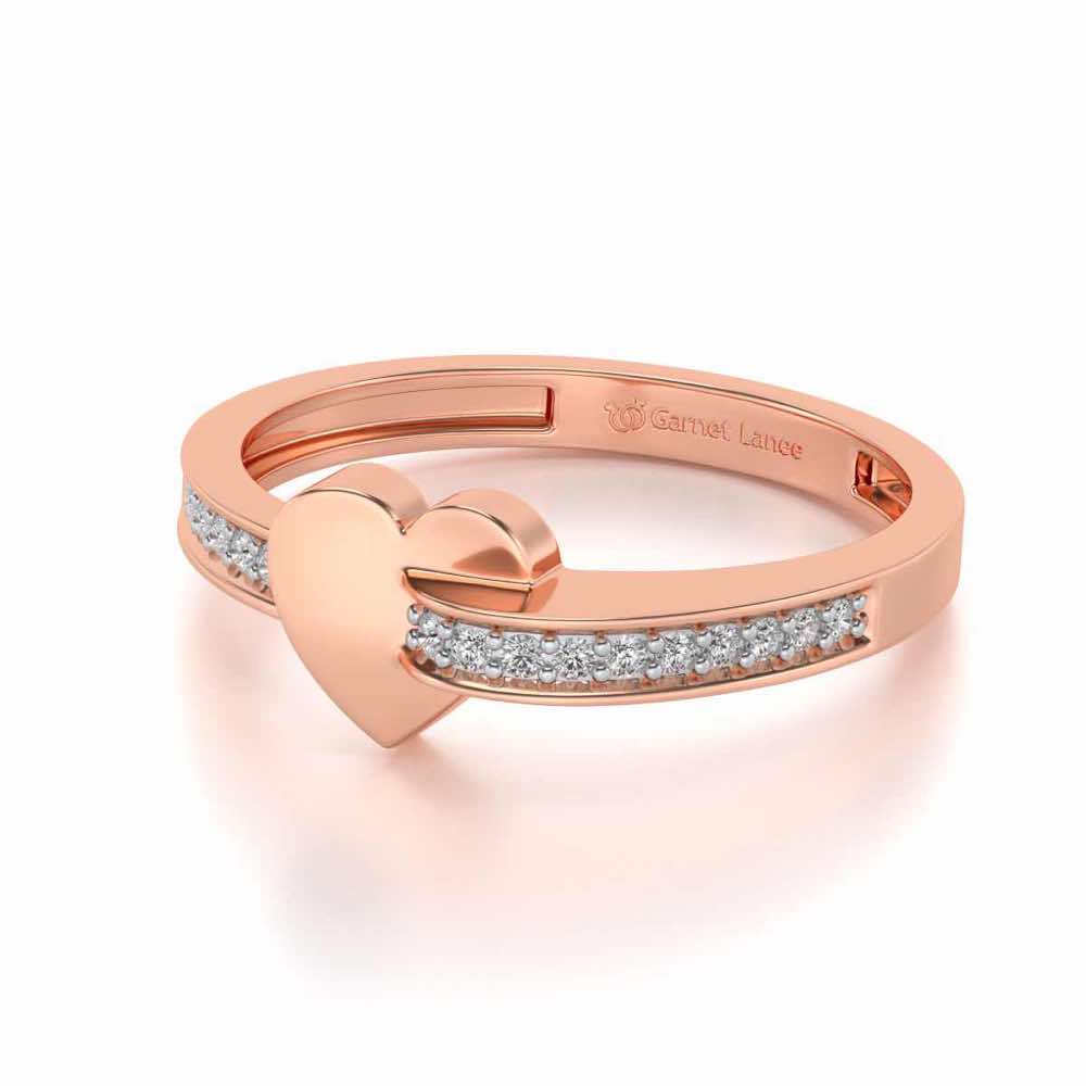 Grab My Heart Ring - Rose Gold - Image 2