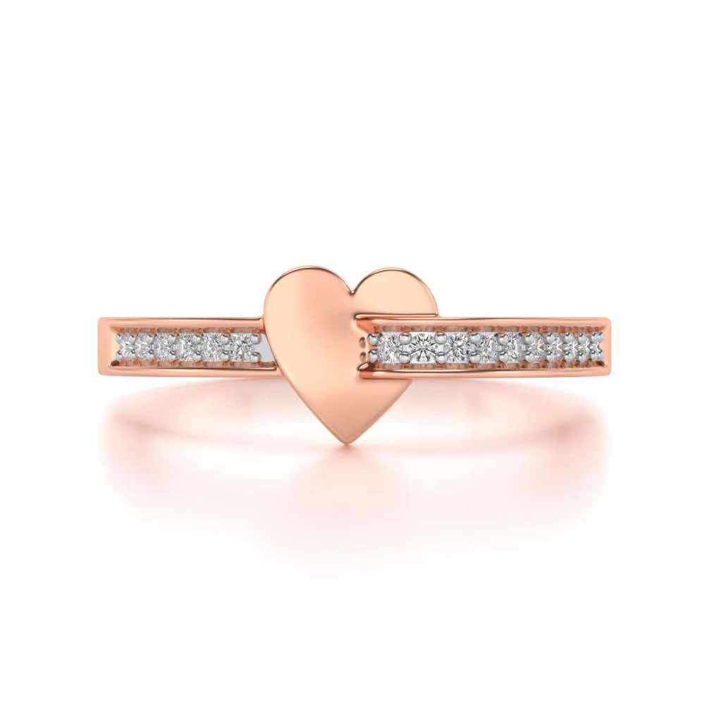 Grab My Heart Ring - Rose Gold - Image 4
