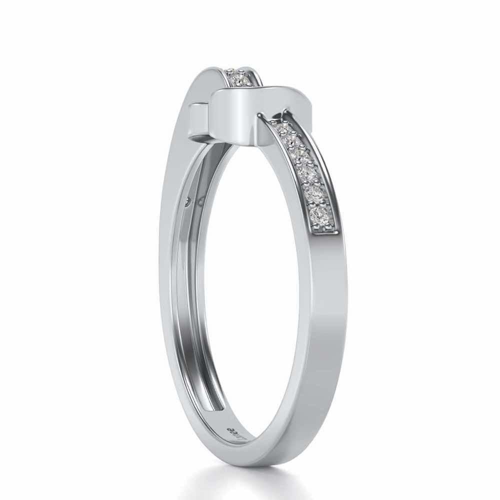 Grab My Heart Ring - White Gold - Image 3