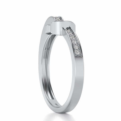 Grab My Heart Ring - White Gold - Image 3